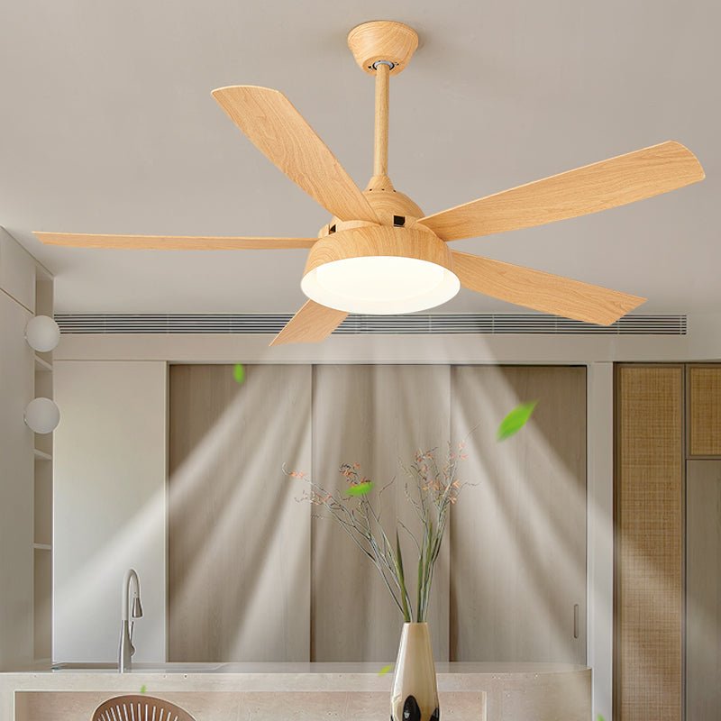 Orvino ventilador de techo con luz de madera