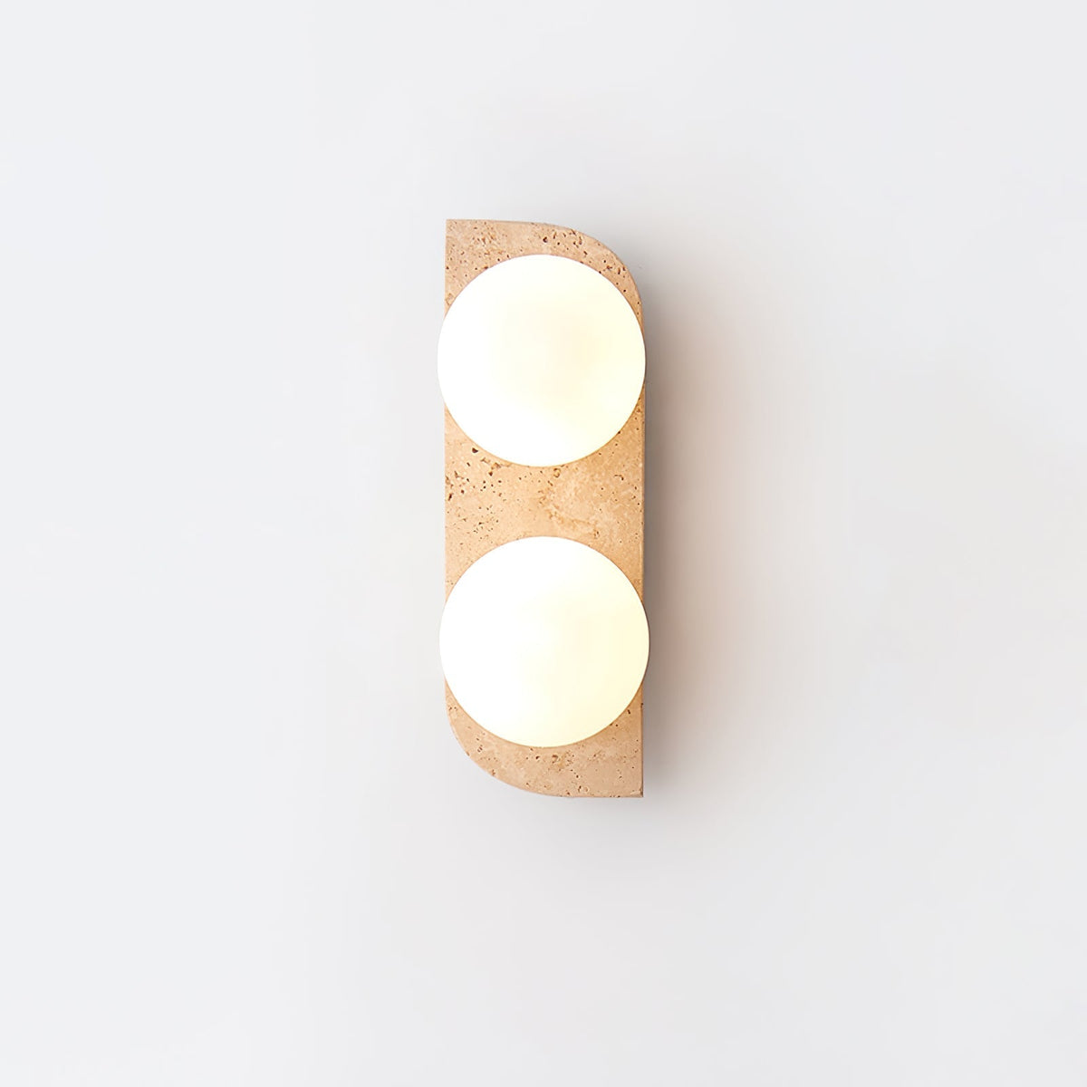 Taviniella aplique de pared minimalista en travertino