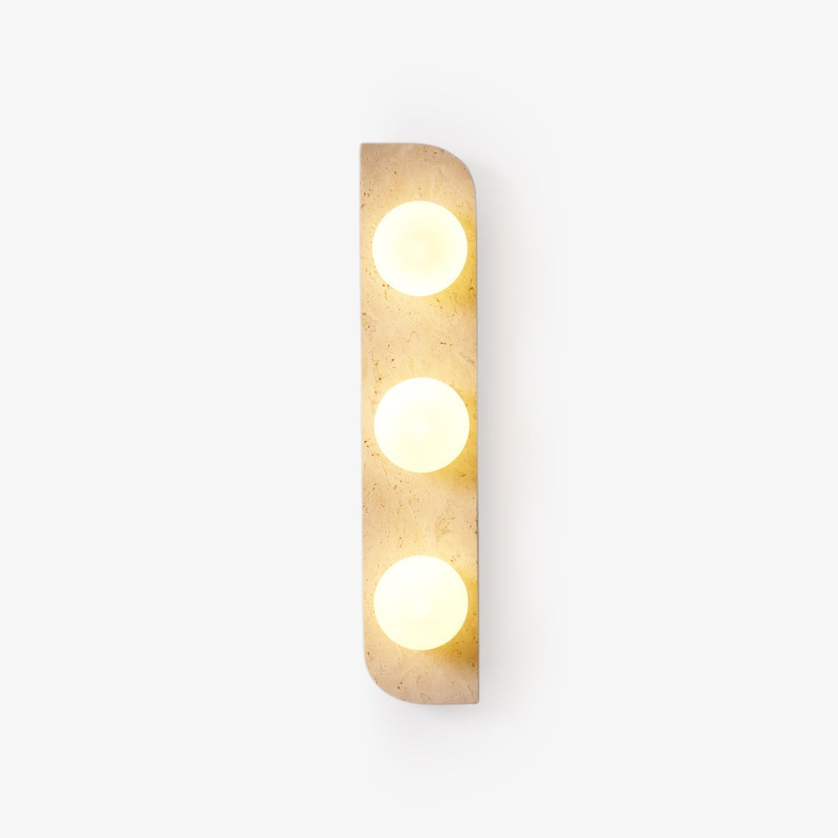 Taviniella aplique de pared minimalista en travertino