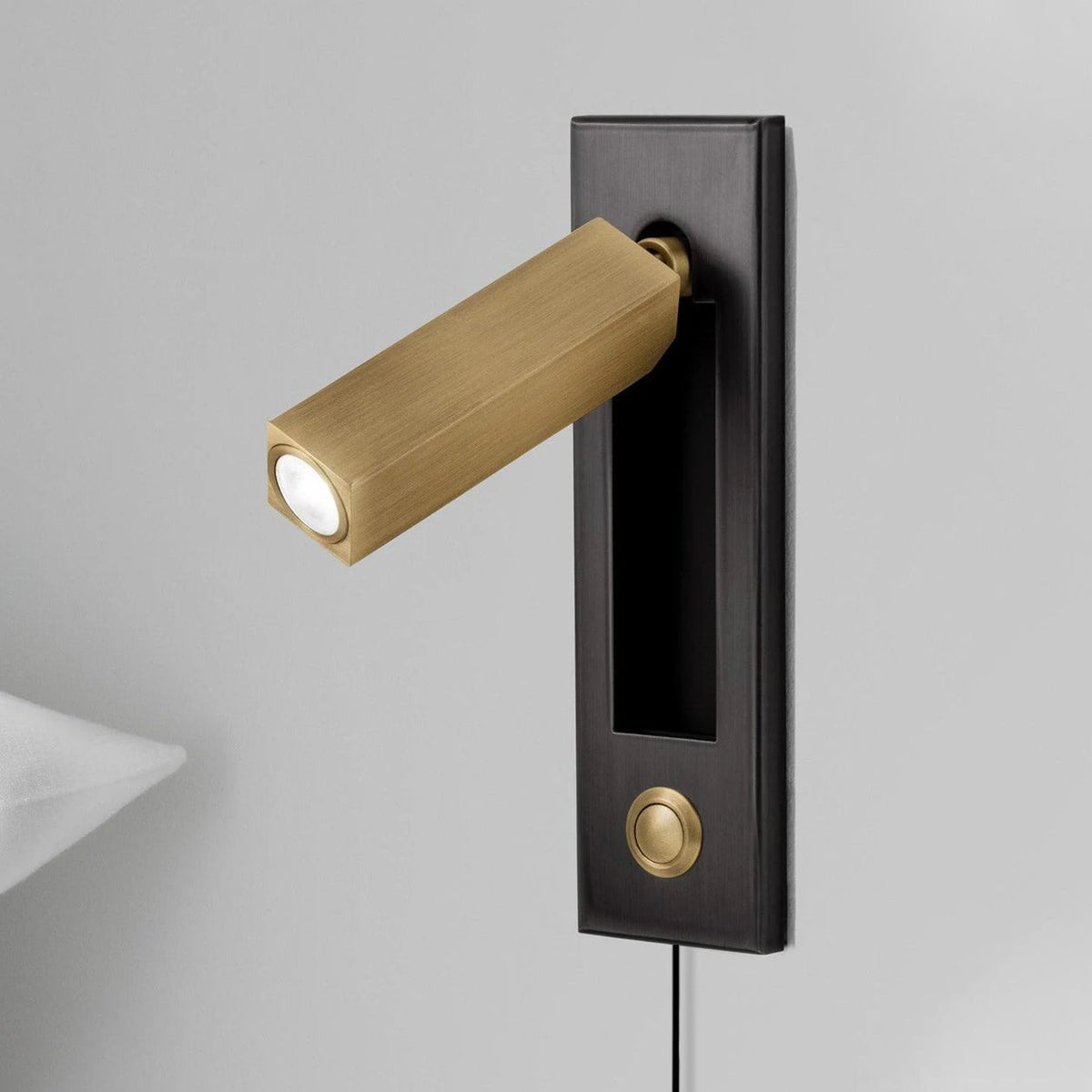 Velerelia aplique de pared enchufable para cama