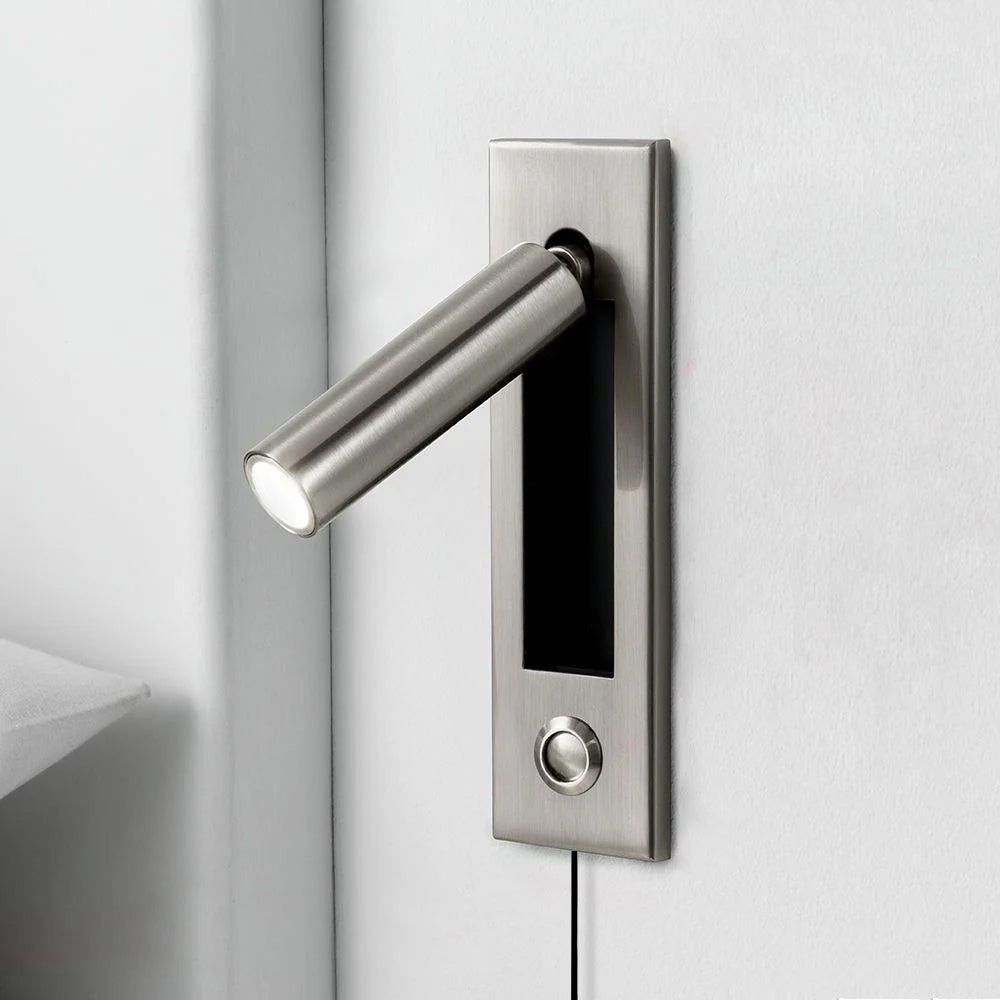 Velerelia aplique de pared enchufable para cama