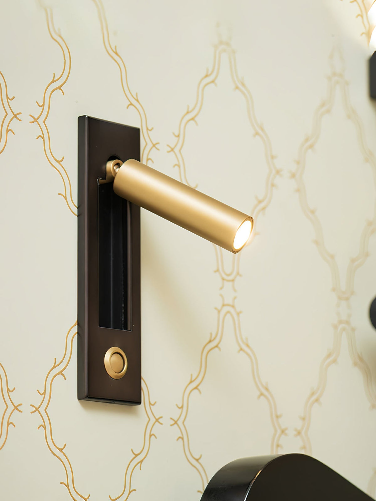 Velerelia aplique de pared enchufable para cama