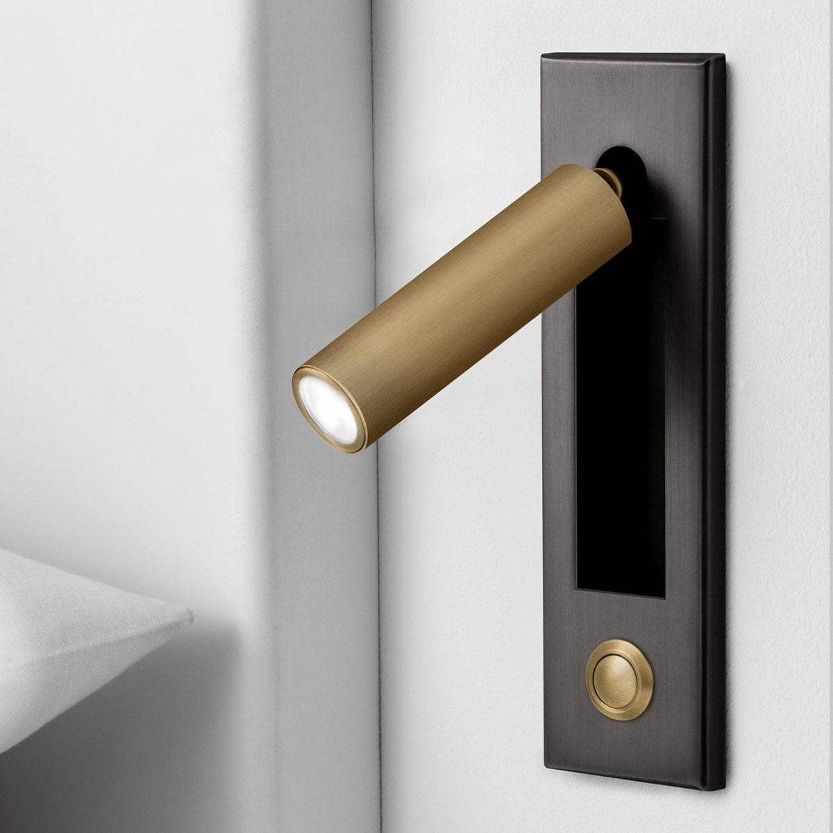 Velerelia aplique de pared enchufable para cama