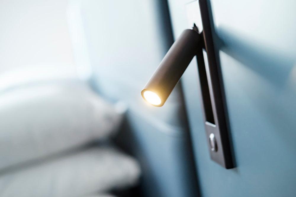 Velerelia aplique de pared enchufable para cama