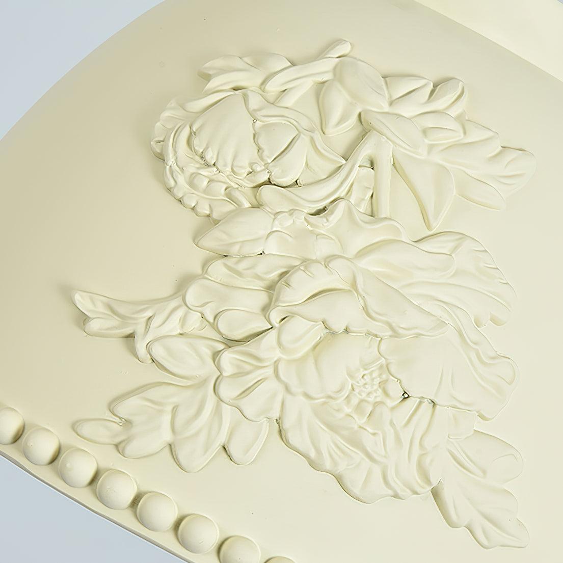 Lámpara colgante con diseño floral en relieve Flora