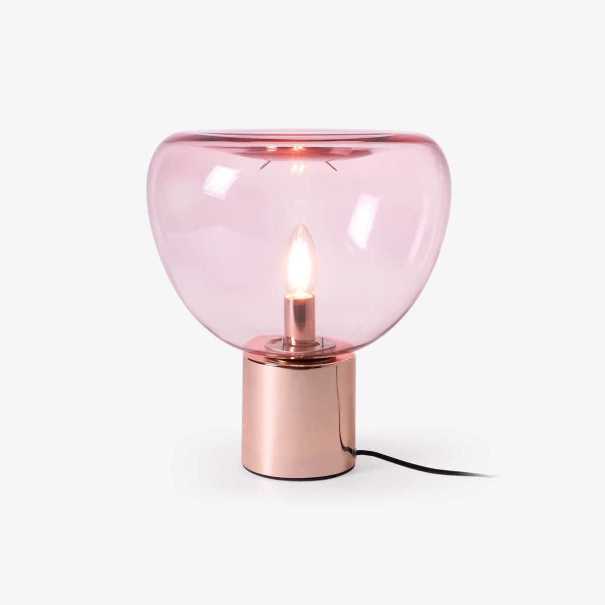 Jade lámpara de mesa moderna