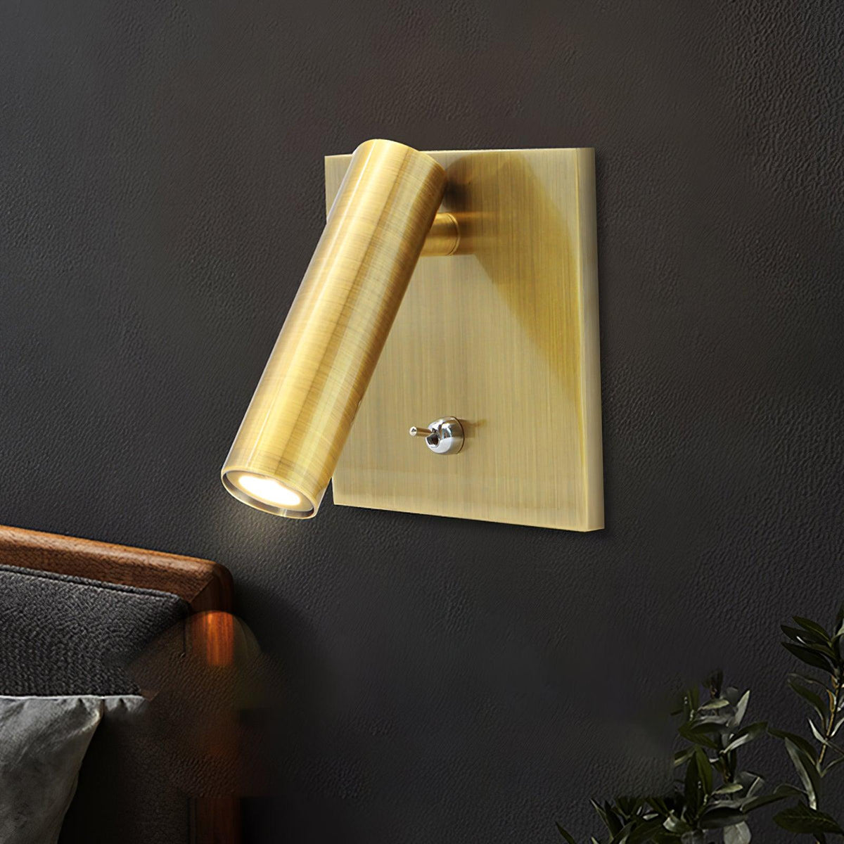 Anorion Aplique de pared Minimalista Conmutada