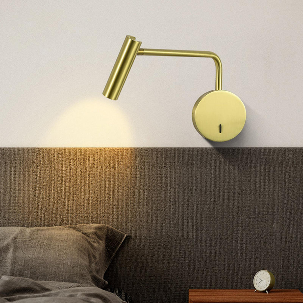 Kiroxen aplique de pared minimalista disco LED