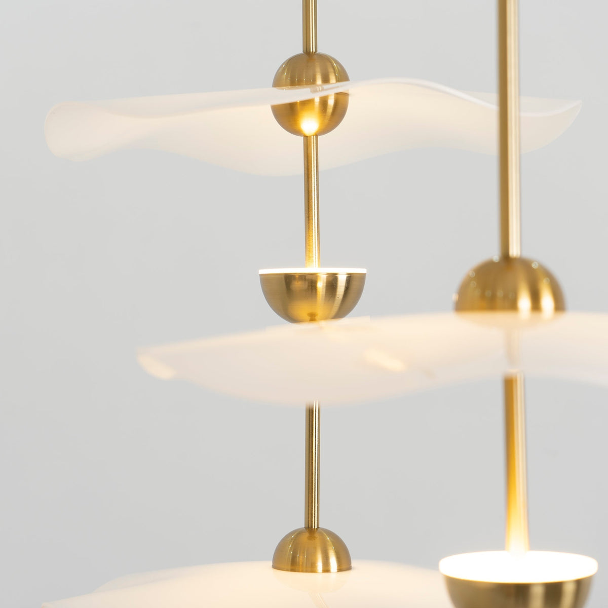 Lusso Wave Double Biscuit Pendant Light