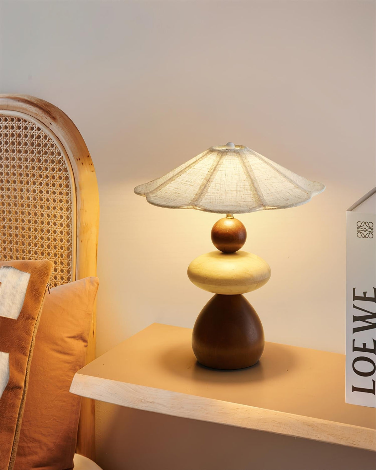Lumoette enchufe lámpara de mesa enchufable