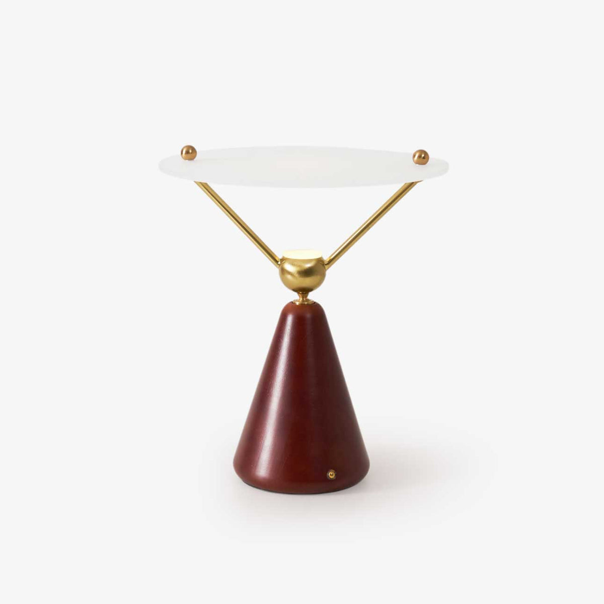 Balance lámpara de mesa moderna de madera