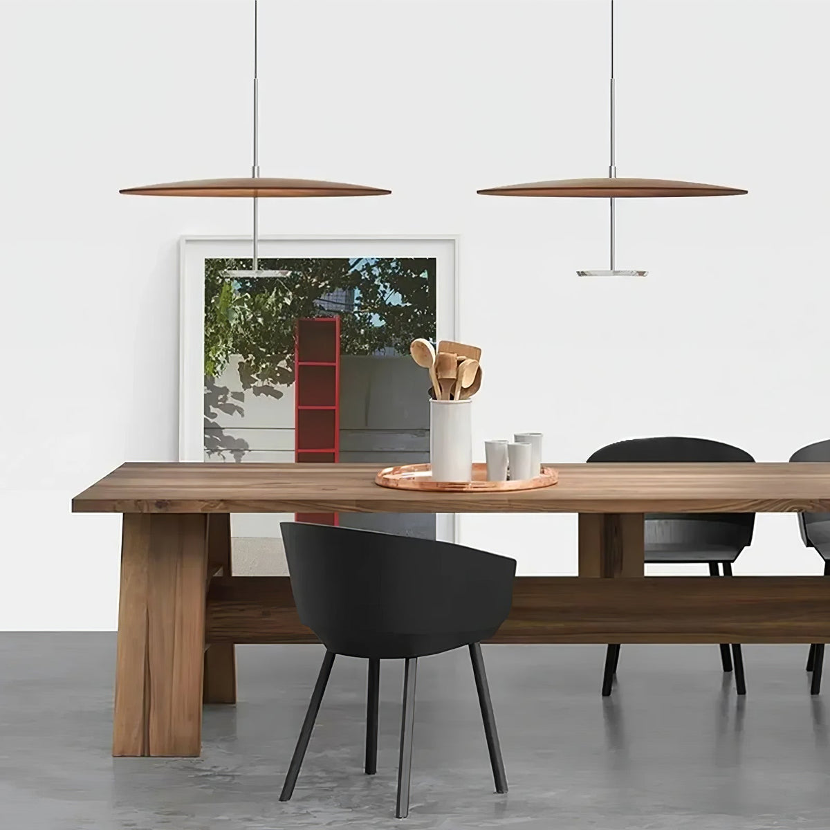 Myphaos lámpara colgante moderna minimalista en disco
