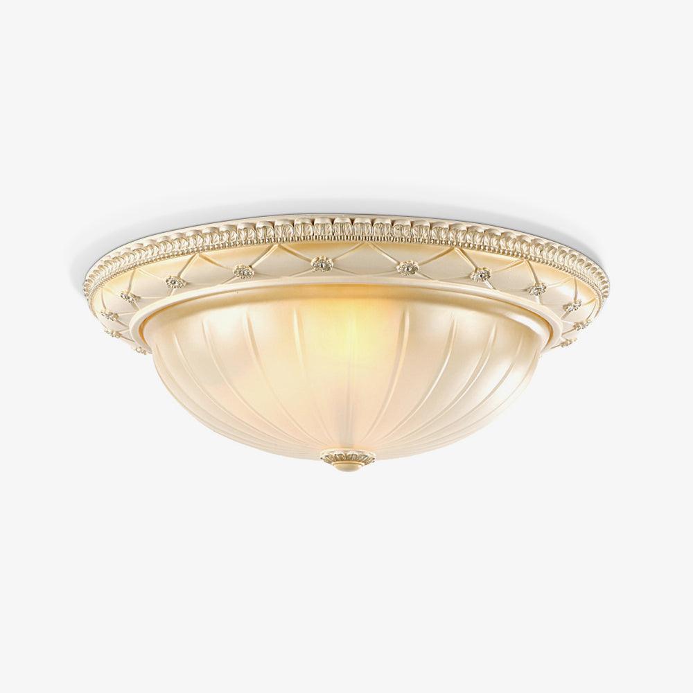 Cerlin lámpara de techo elegancia Vintage con resina y vidrio
