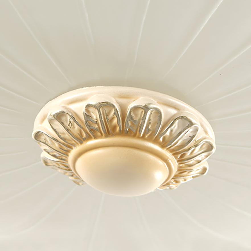 Cerlin lámpara de techo elegancia Vintage con resina y vidrio