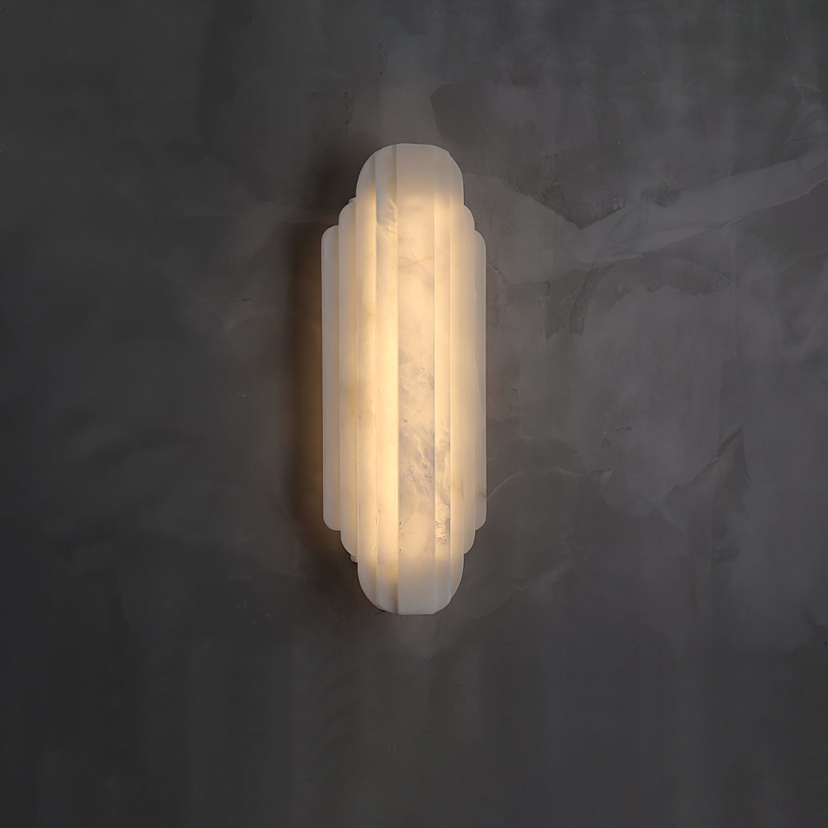Avenanina aplique de pared Art Deco alabastro
