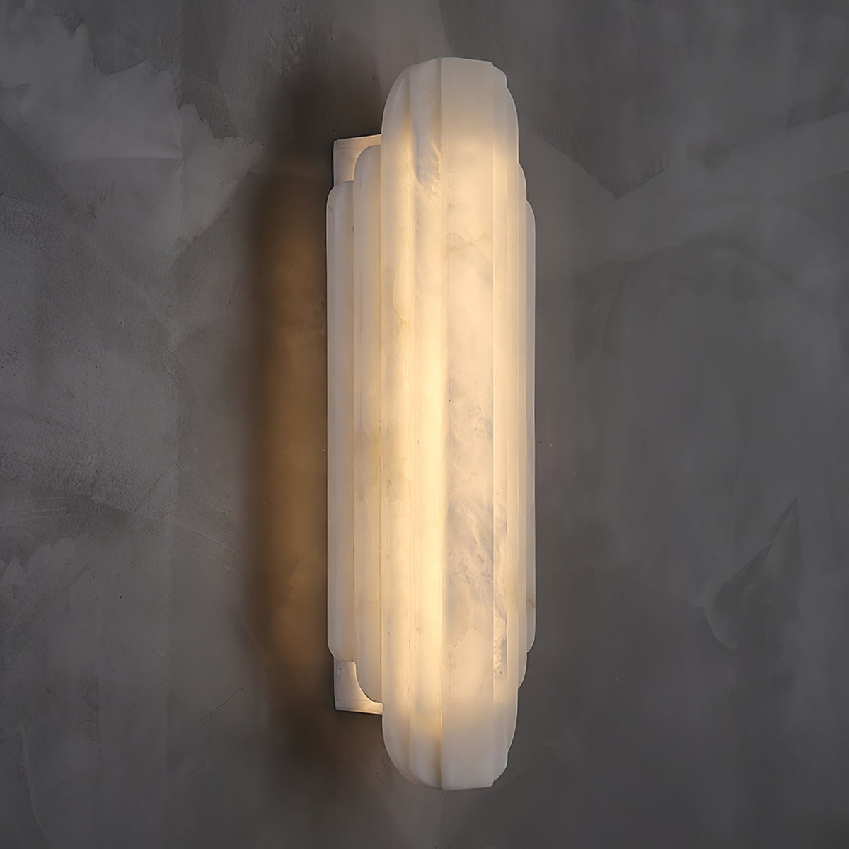Avenanina aplique de pared Art Deco alabastro