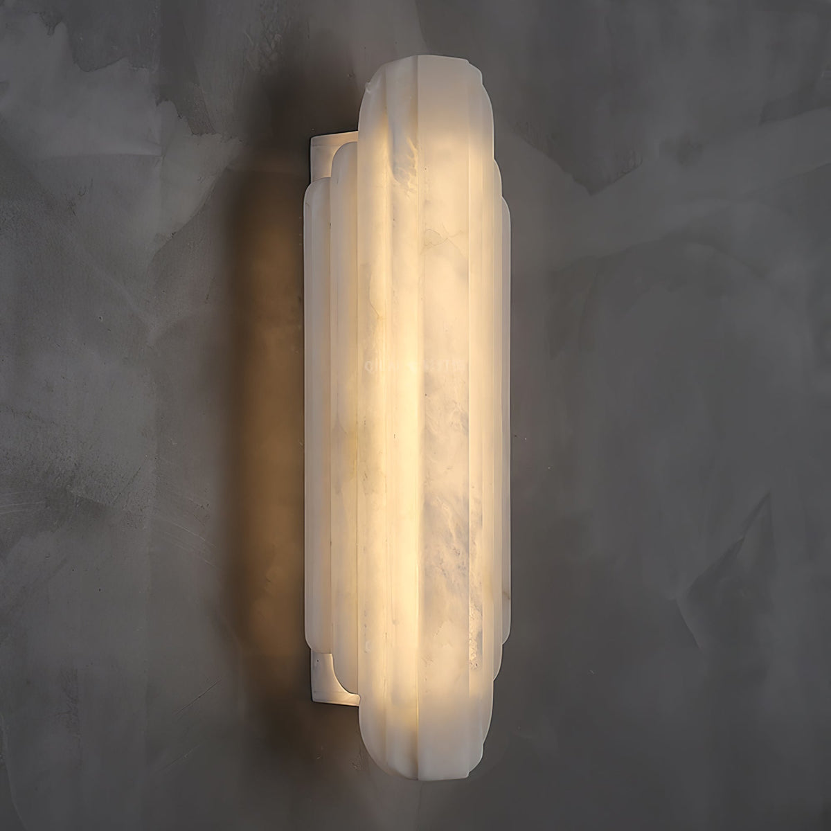 Avenanina aplique de pared Art Deco alabastro