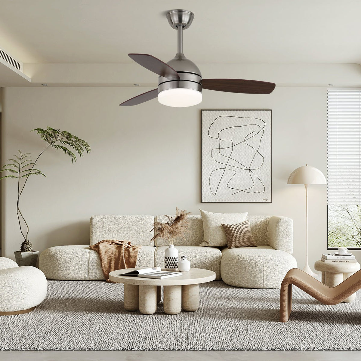 Caelan ventilador de techo con luz moderno