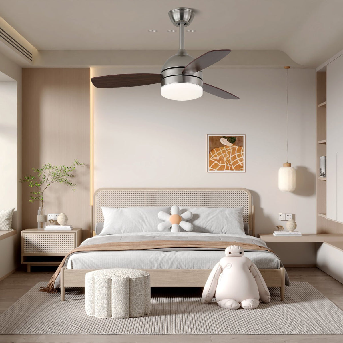 Caelan ventilador de techo con luz moderno