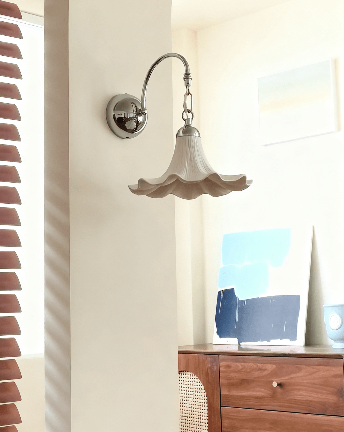 Teks aplique de pared pétalo