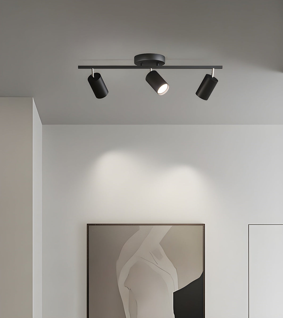 Yethen lámpara de techo contemporánea en aluminio