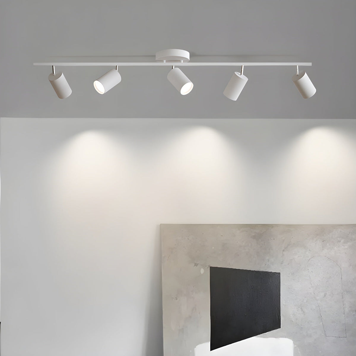 Yethen lámpara de techo contemporánea en aluminio