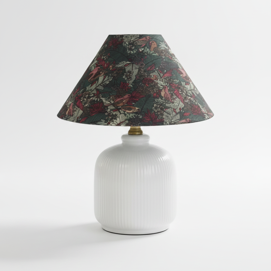 Selisia lámpara de mesa floral