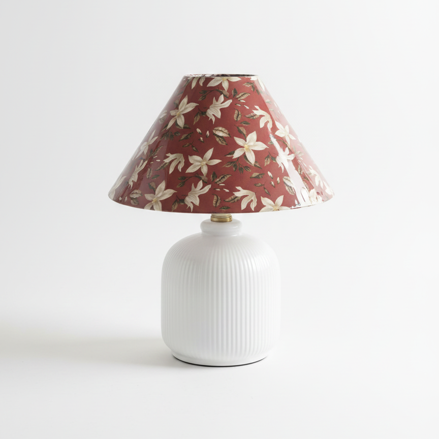 Selisia lámpara de mesa floral