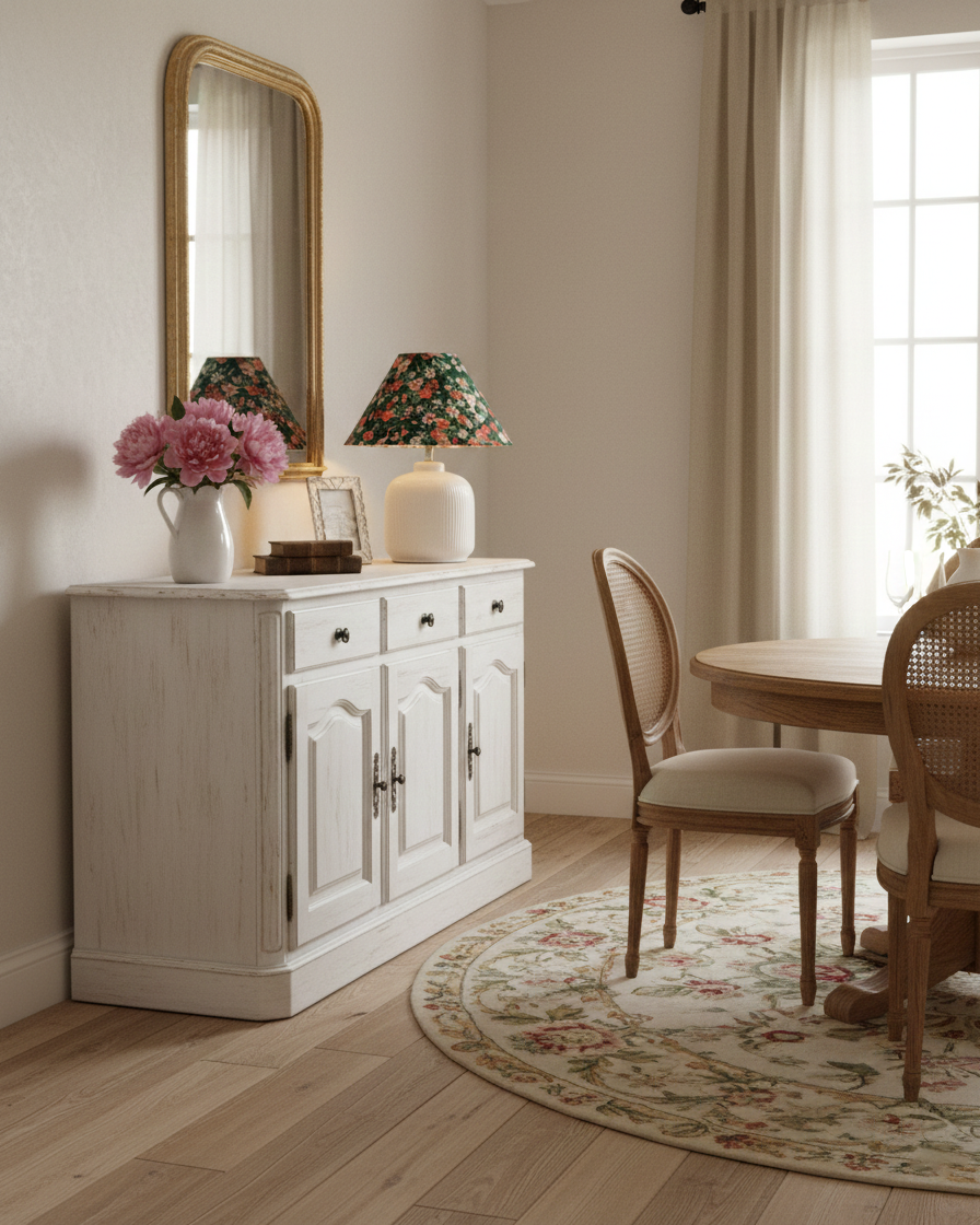 Selisia lámpara de mesa floral