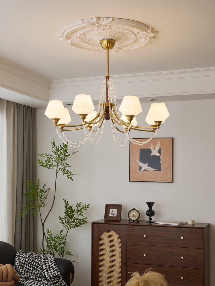 Othaus lámpara de araña tradicional elegancia vintage madera