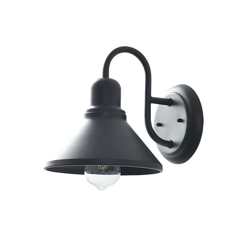 Elion aplique de pared vintage cónico exterior