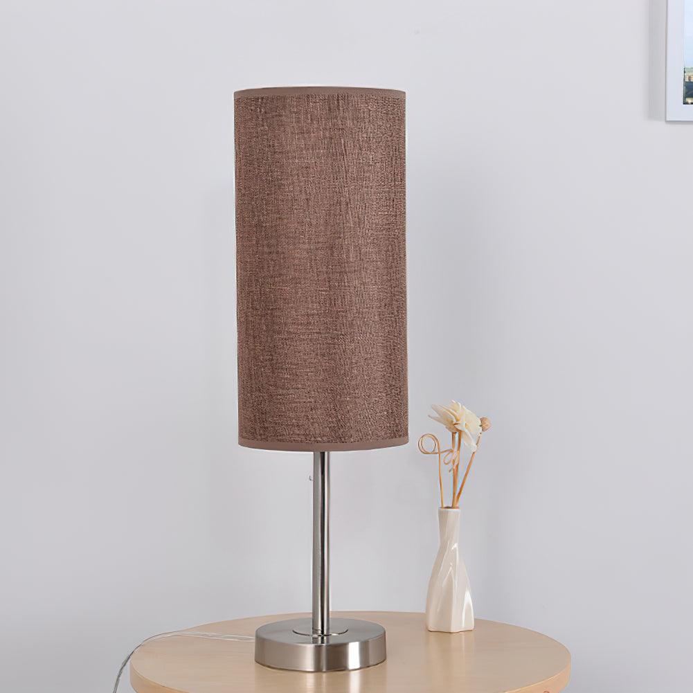 Brirel lámpara de mesa de tela minimalista