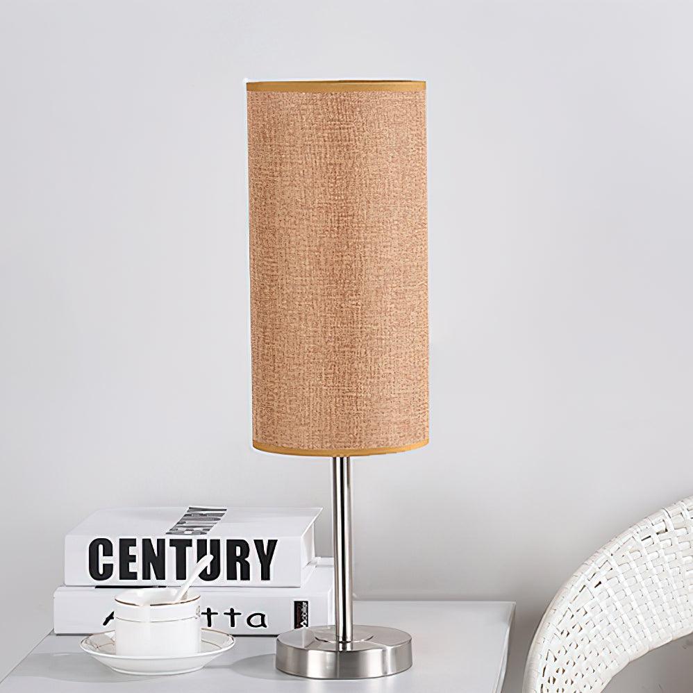 Brirel lámpara de mesa de tela minimalista