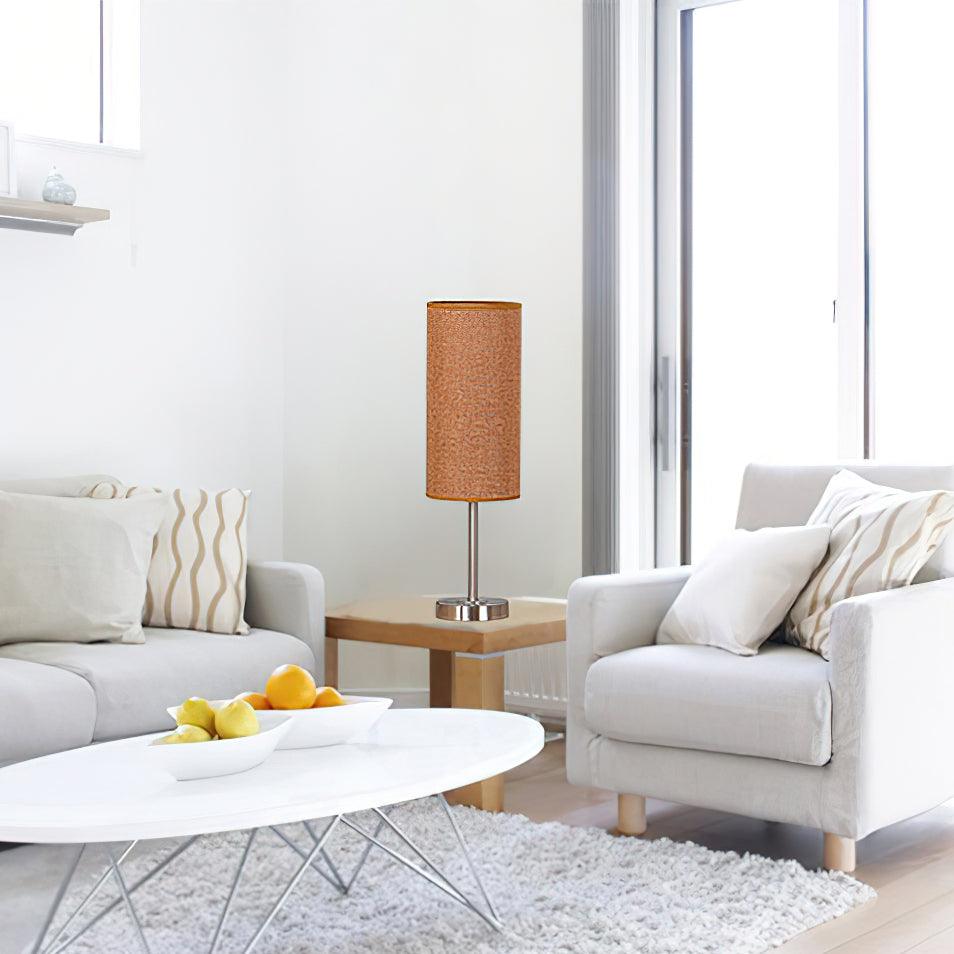 Brirel lámpara de mesa de tela minimalista