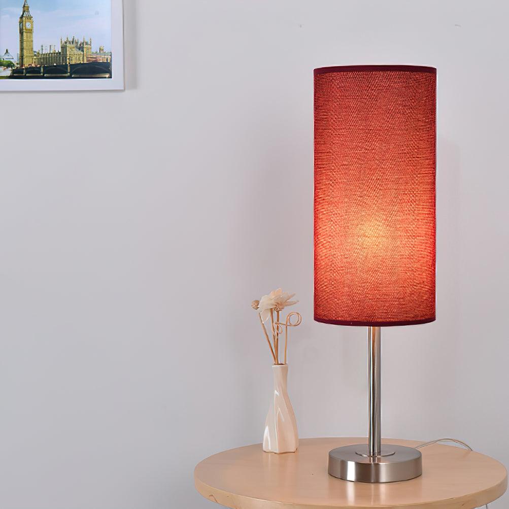Brirel lámpara de mesa de tela minimalista