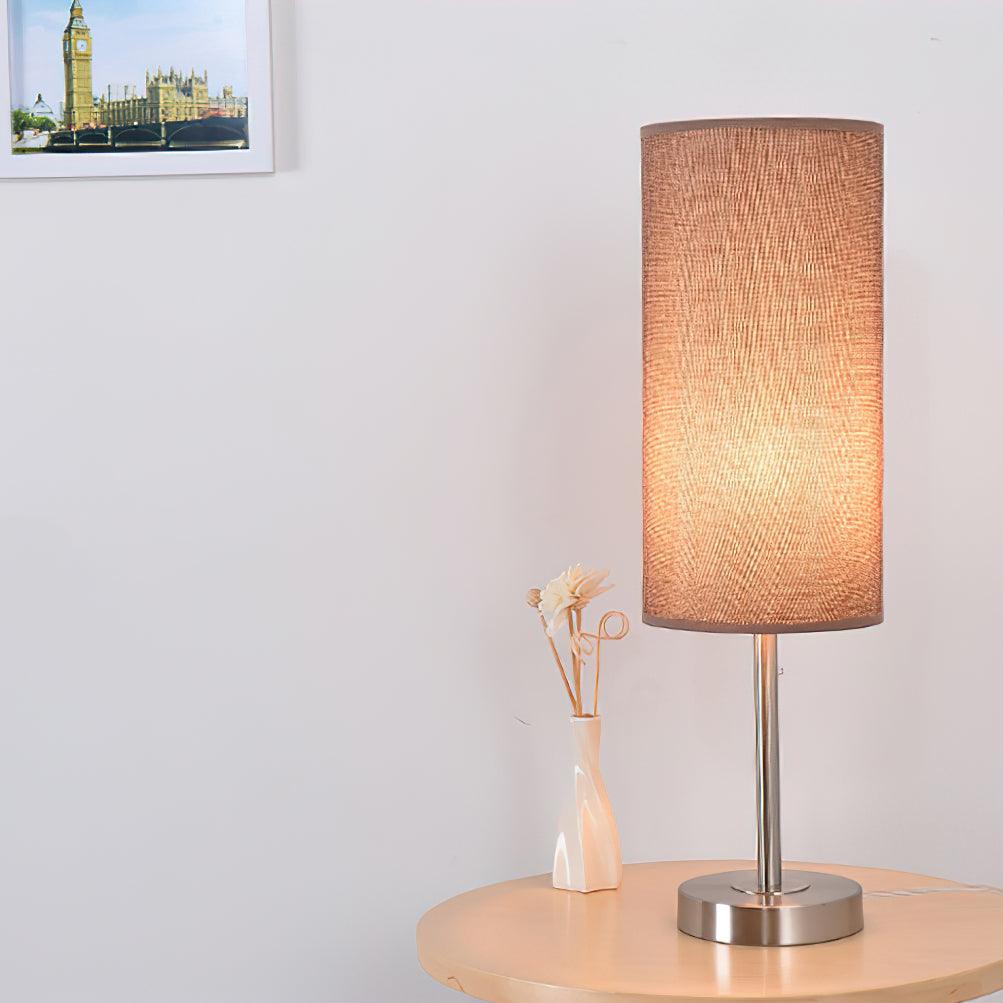 Brirel lámpara de mesa de tela minimalista