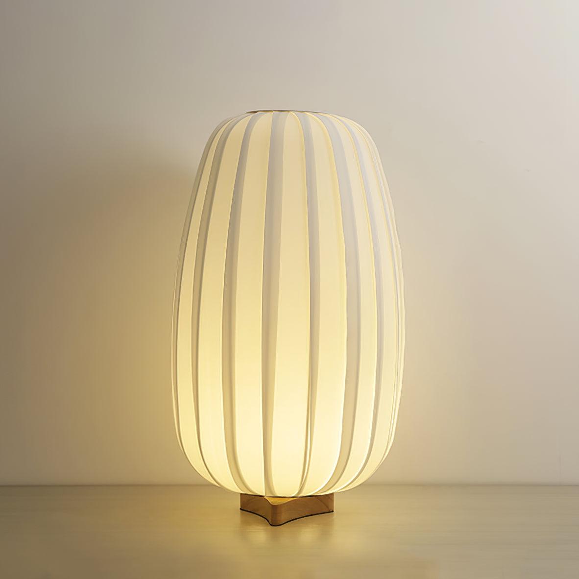 Elenor lámpara de mesa de tejido minimalista