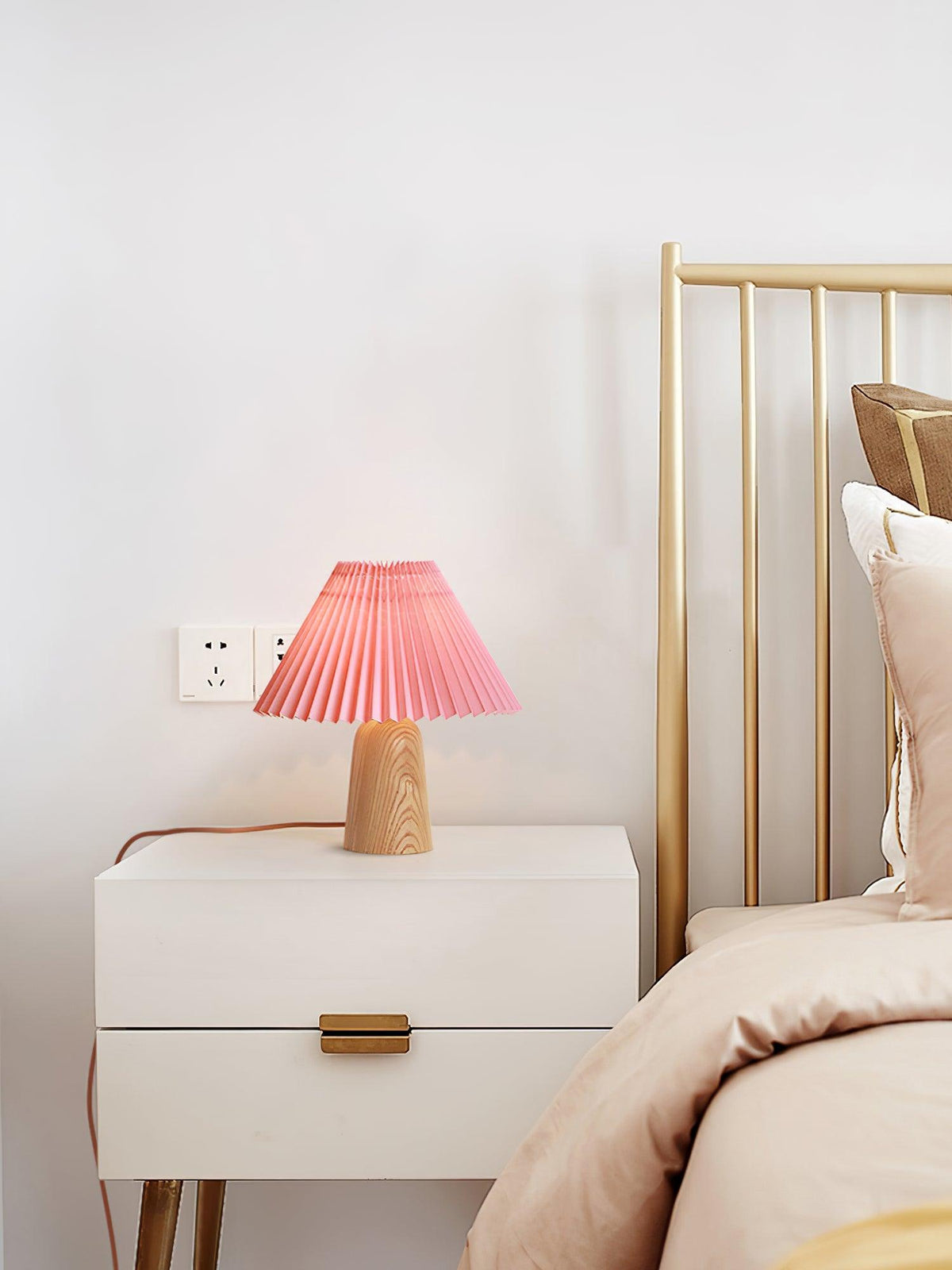 Sylineria lámpara de mesa minimalista de madera