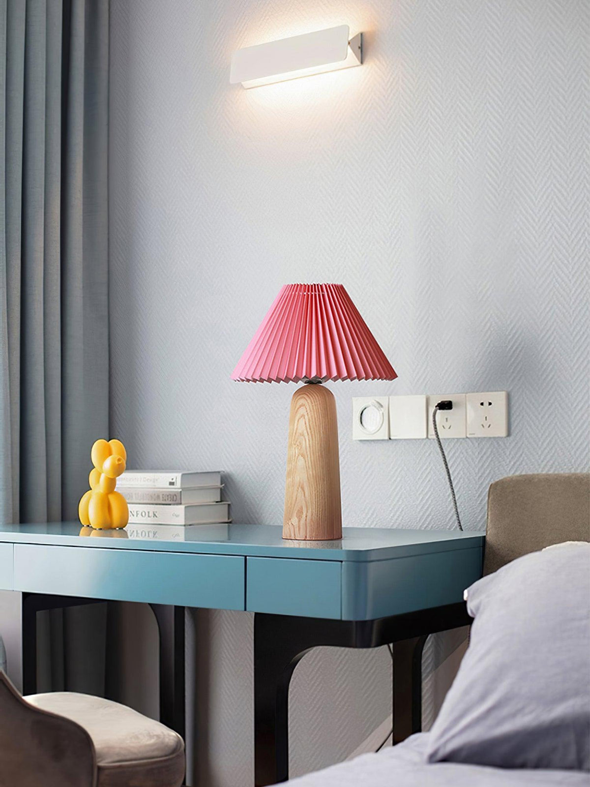 Sylineria lámpara de mesa minimalista de madera
