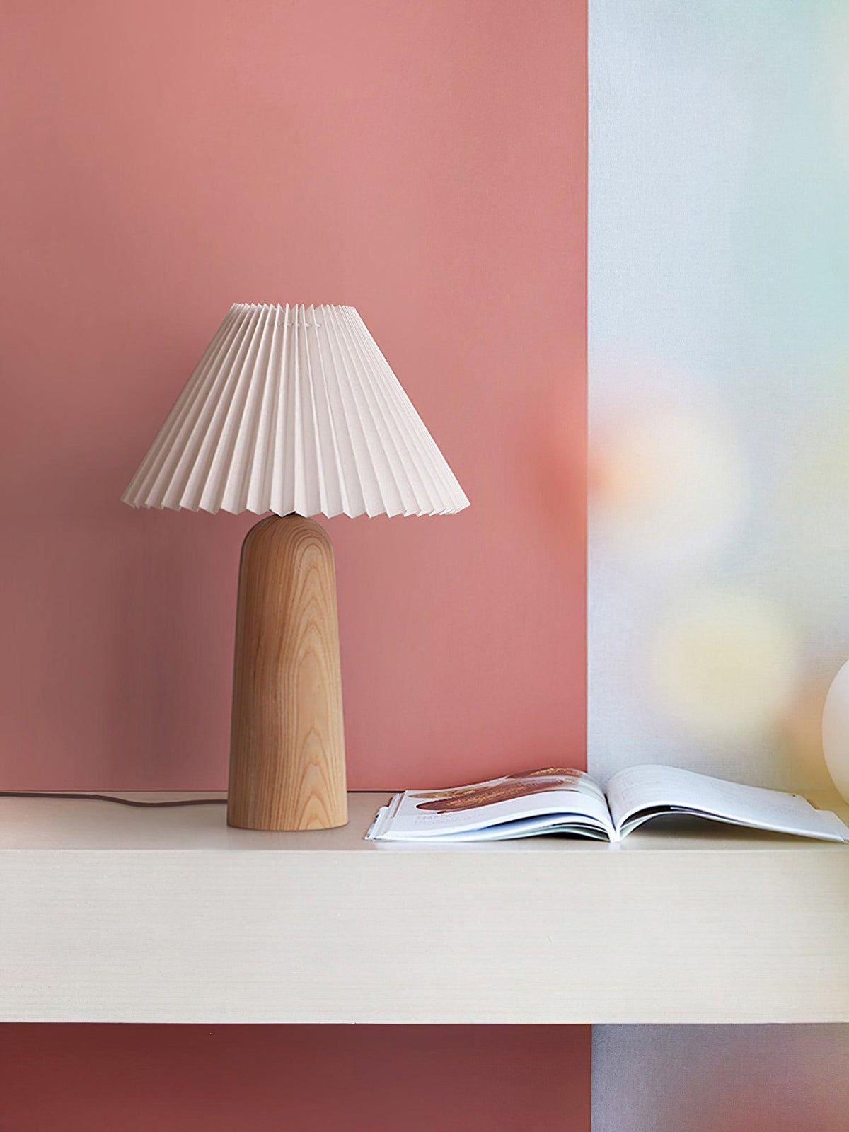 Sylineria lámpara de mesa minimalista de madera