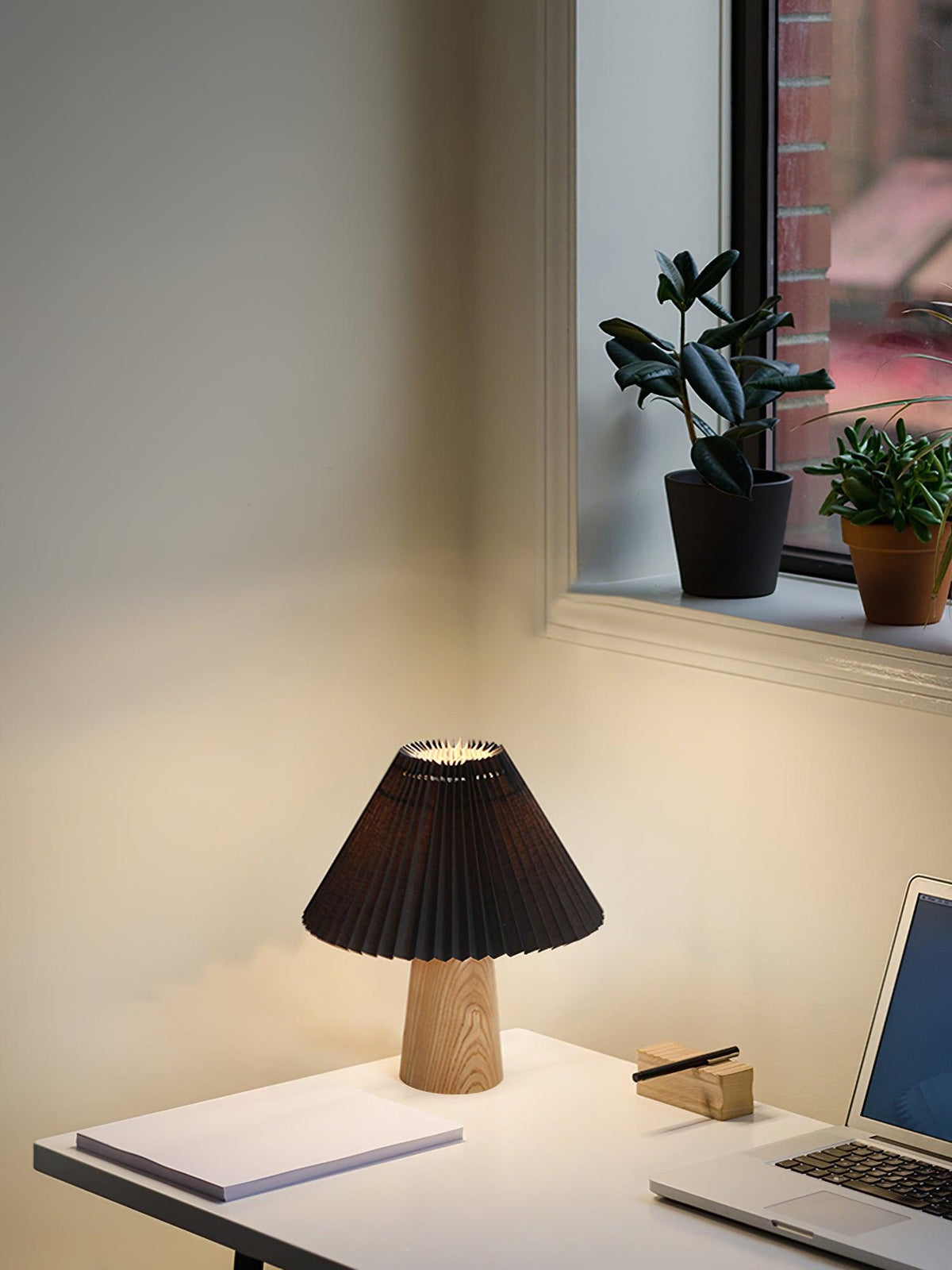 Sylineria lámpara de mesa minimalista de madera