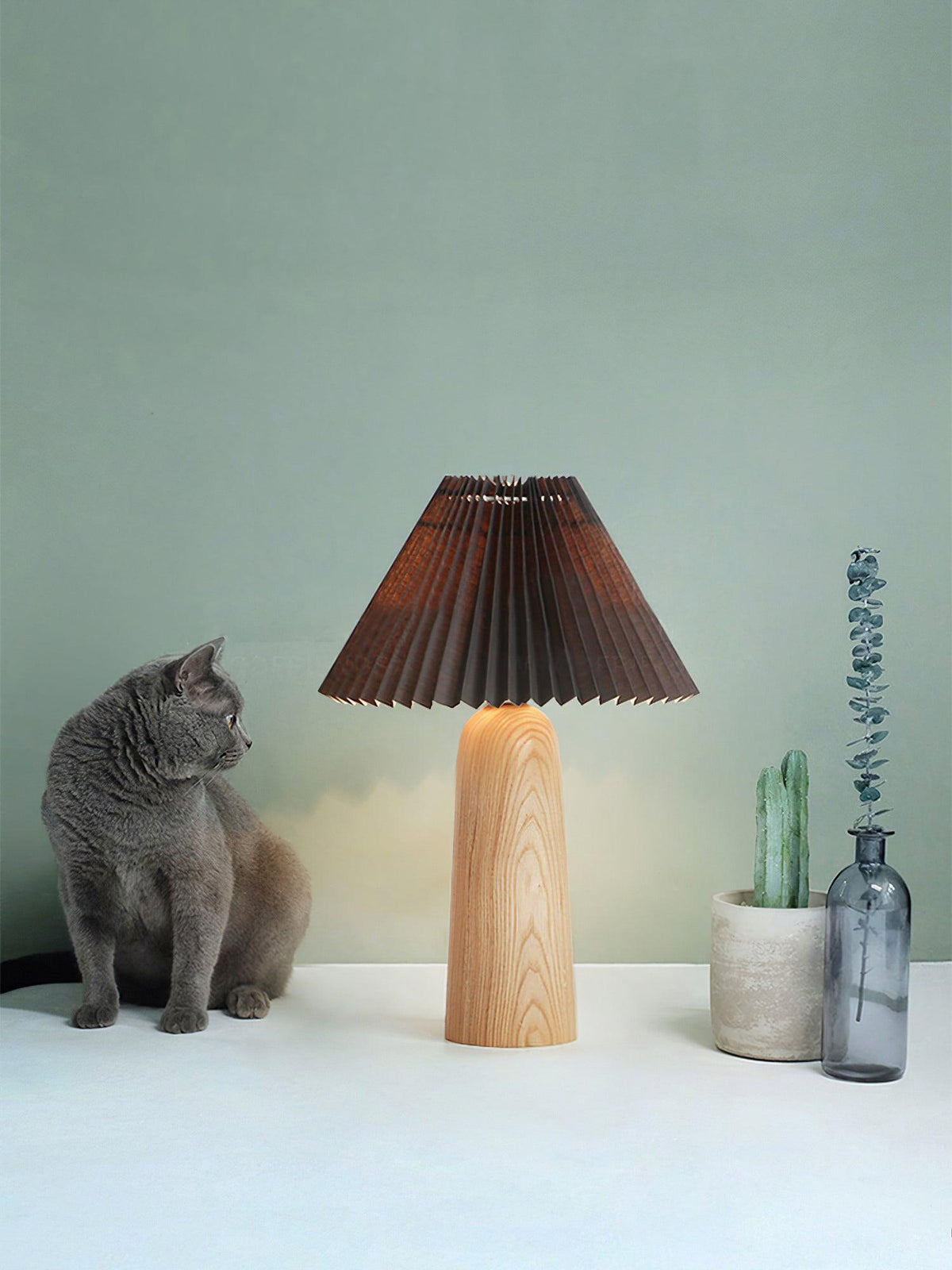 Sylineria lámpara de mesa minimalista de madera