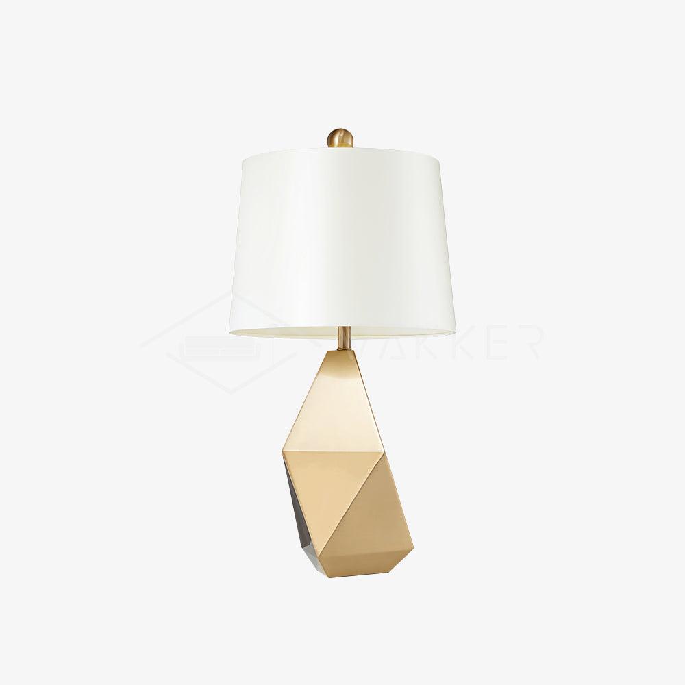 Vosilis lámpara de mesa moderna minimalista de tejido facetada