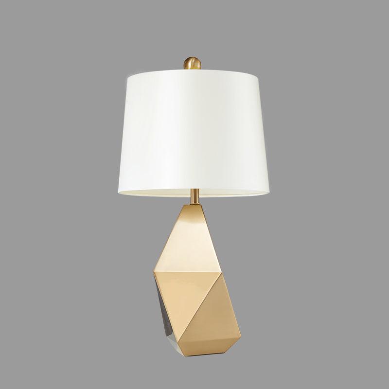 Vosilis lámpara de mesa moderna minimalista de tejido facetada