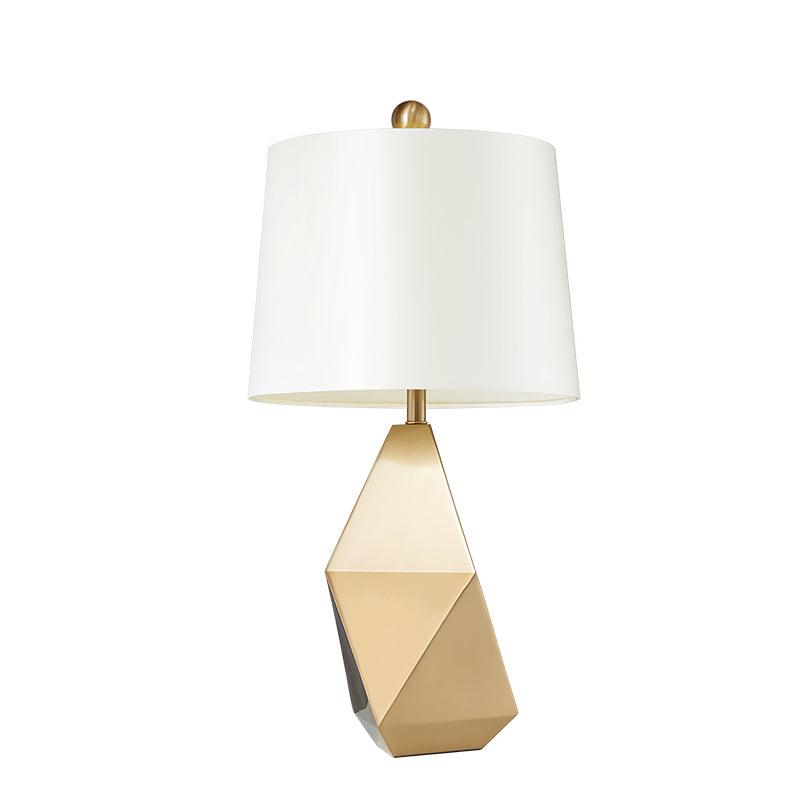 Vosilis lámpara de mesa moderna minimalista de tejido facetada