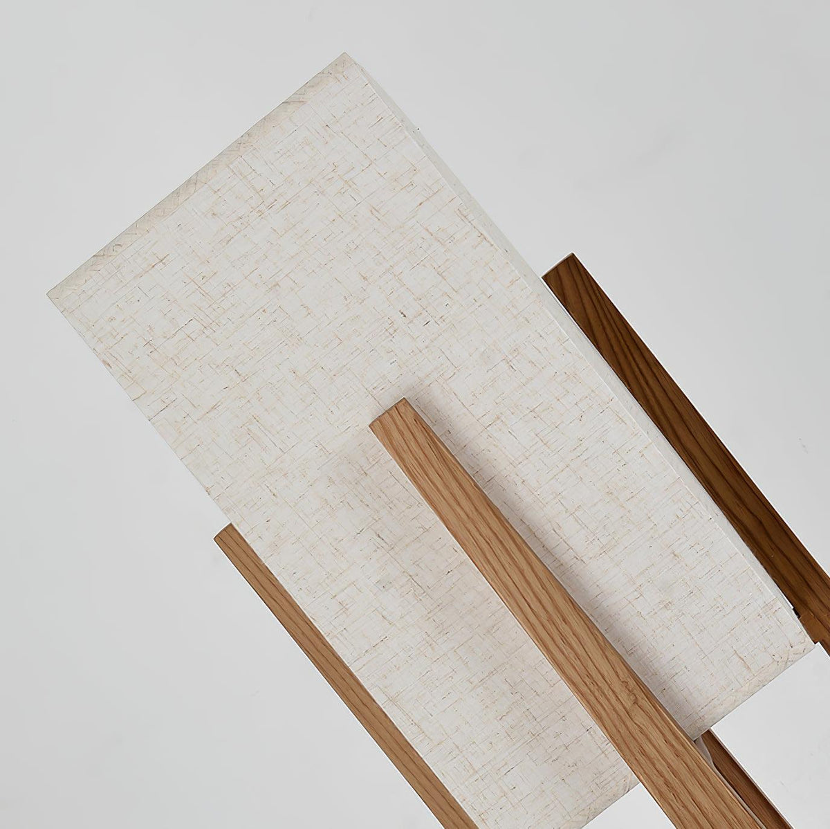 Syleia lámpara de pie de madera moderna
