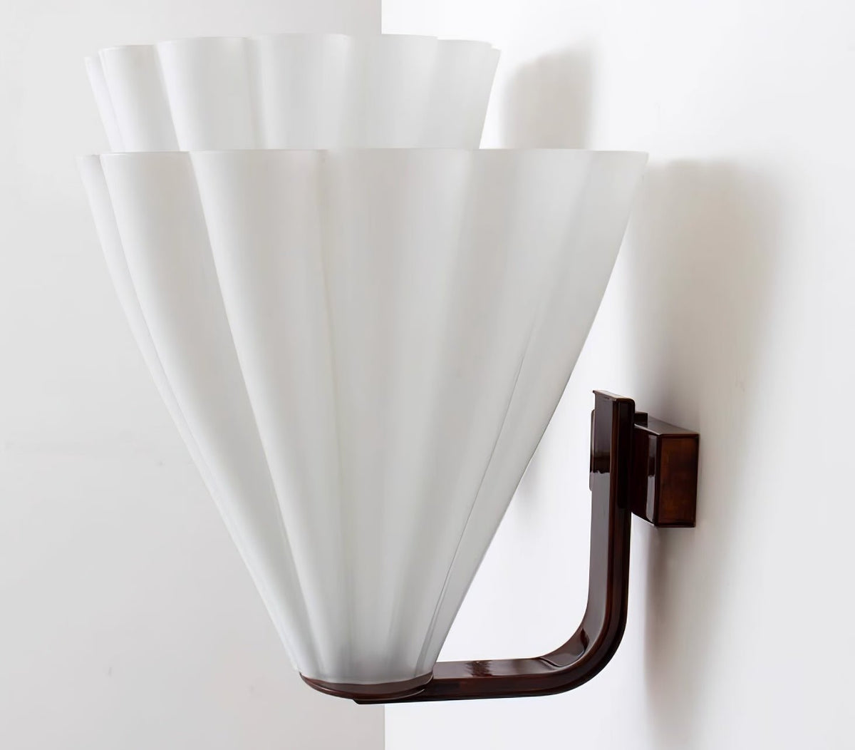 Ixelyn aplique de pared en vidrio con forma de abanico