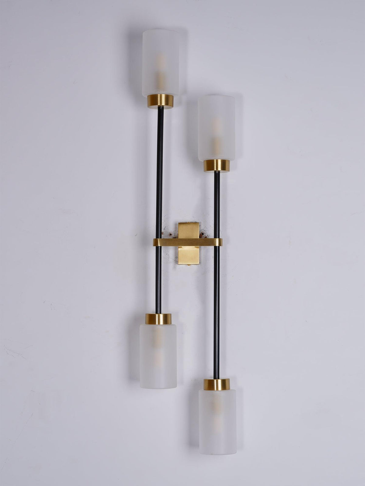 Tekas aplique de pared cilindro vidrio lineal