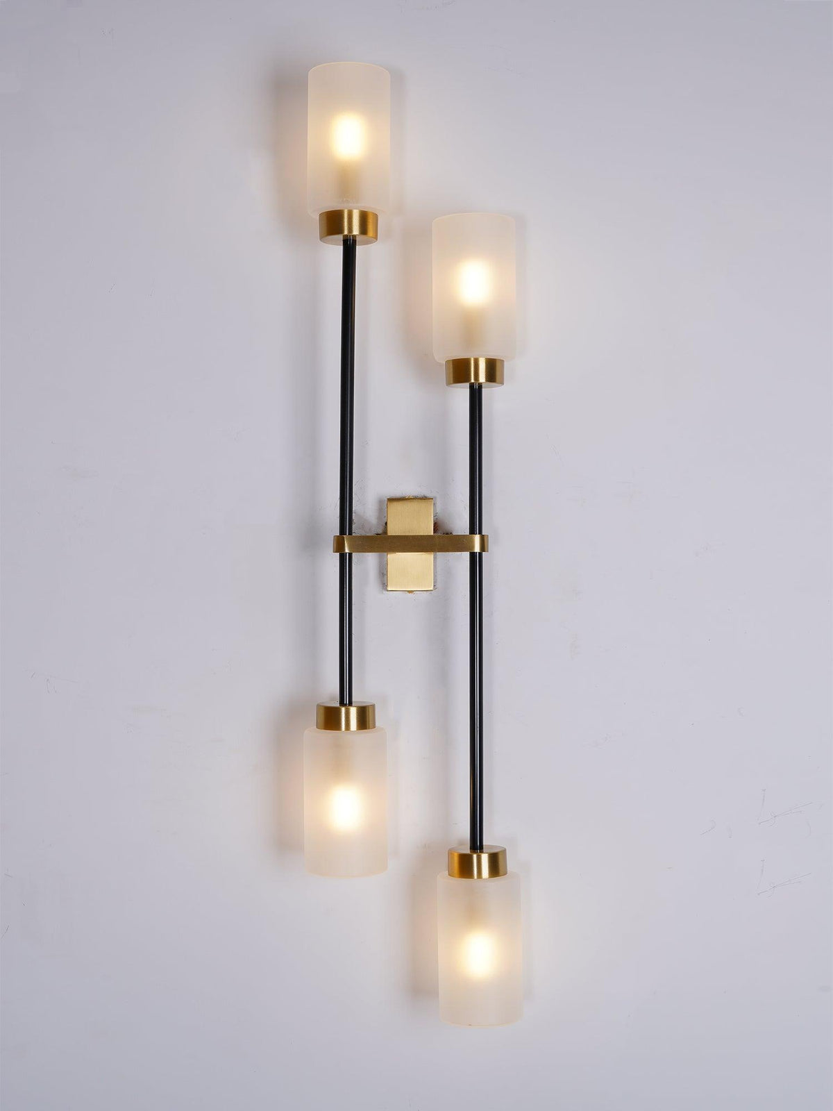 Tekas aplique de pared cilindro vidrio lineal