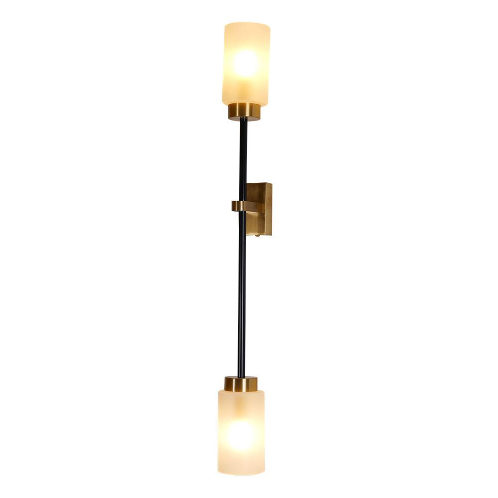 Tekas aplique de pared cilindro vidrio lineal